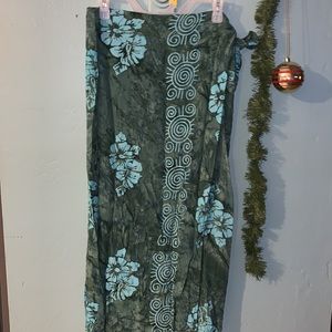 🍁 Far away tropical skirt set